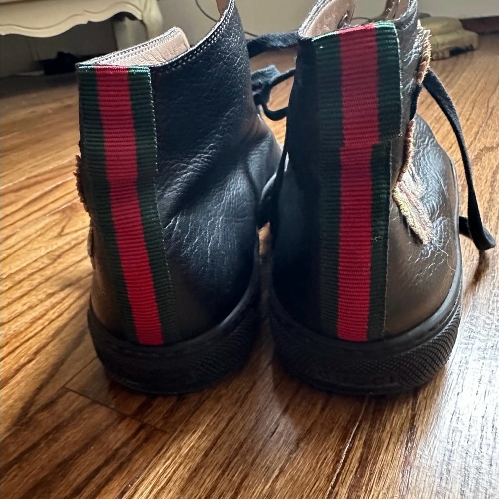 Gucci Tiger Patch Leather Hightops Rrraarree - image 3